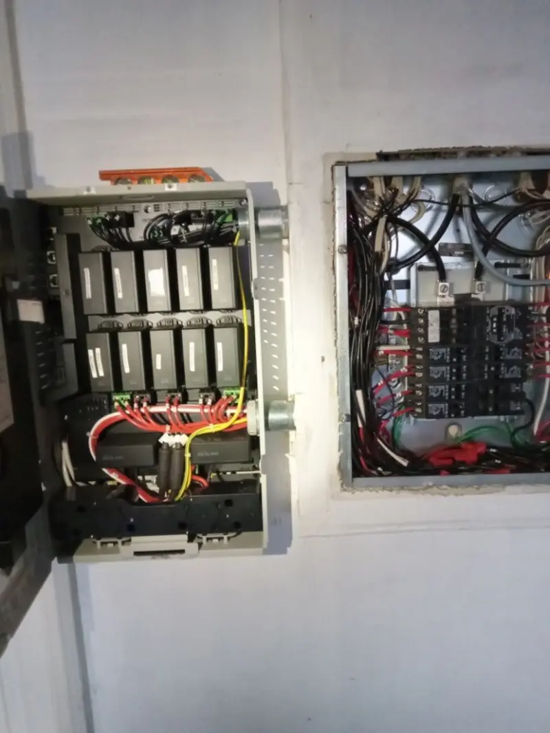 Electrical panel upgrade completed for Indoor Lighting Installation in Sheffield Lake